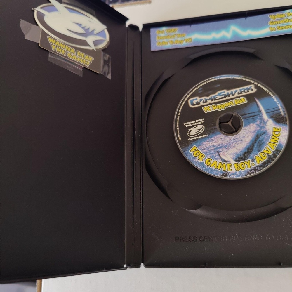 Gameshark Game Boy Advance GBA PC Support Disc with Custom Case! - Picture 3 of 7